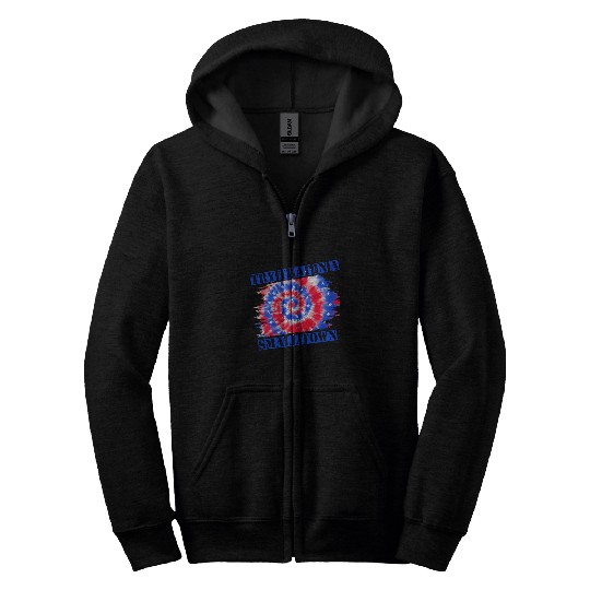 Try That In a Small Town US Flag Zip Hoodies
