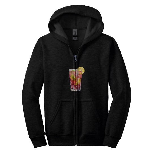 Citrus Berry Cocktail Zip Hoodies