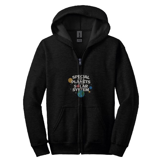 Special plantes solar system Zip Hoodies