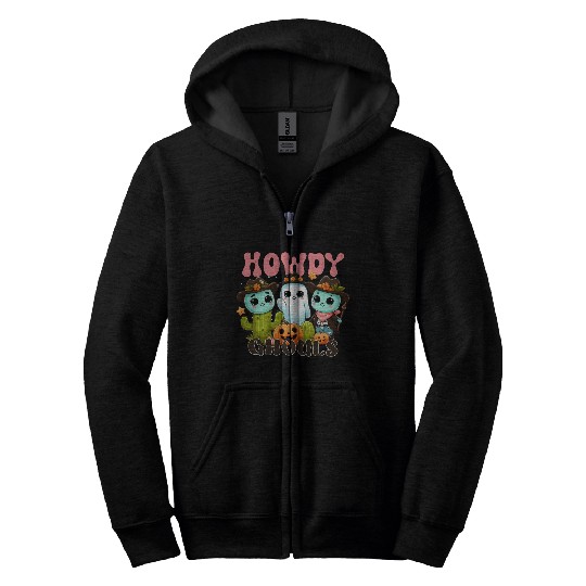 Howdy Ghouls Zip Hoodies