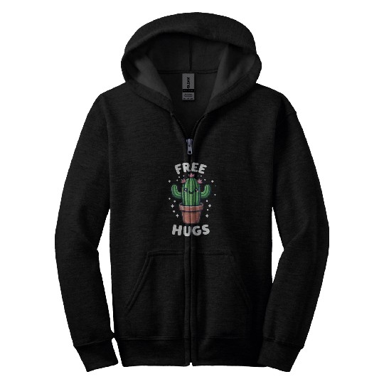 Free Hugs Zip Hoodies