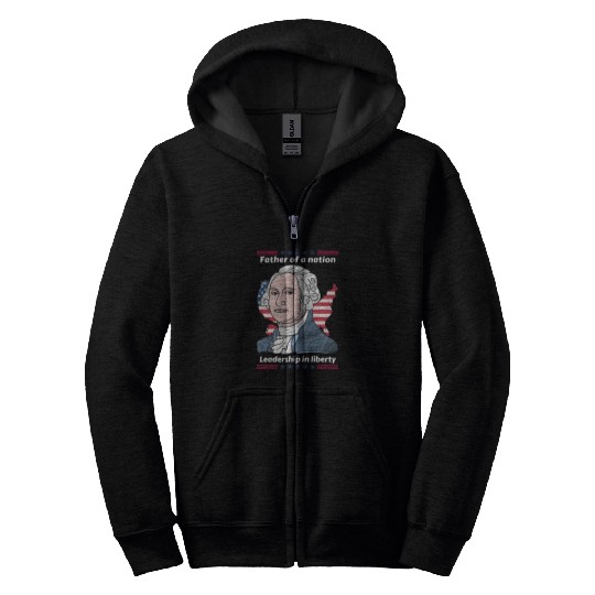 George Washington Tribute Zip Hoodies