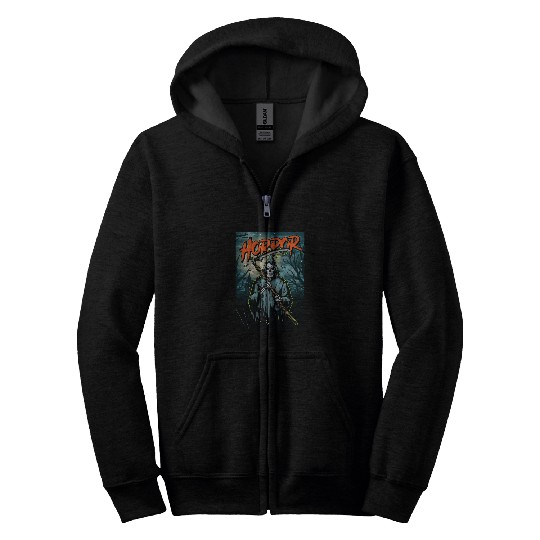 Horror Night Zip Hoodies
