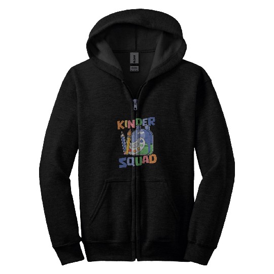 Elementary Teacher Squad Zip Hoodies