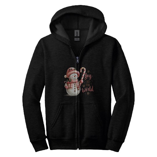 Joy To The World Zip Hoodies