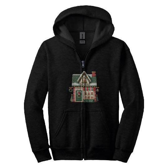 Merry Christmas, Christmas Vintage Zip Hoodies