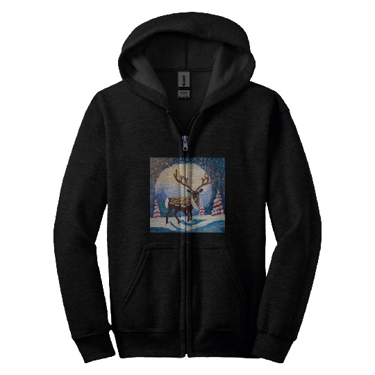 Christmas raider Zip Hoodies