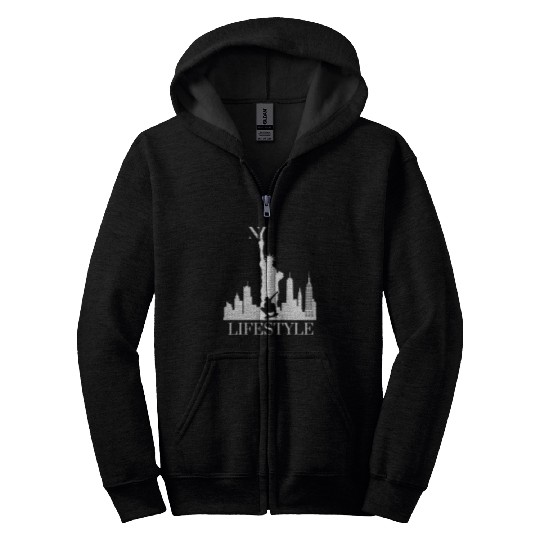 NEW YORK CITY LIFESTYLE Zip Hoodies