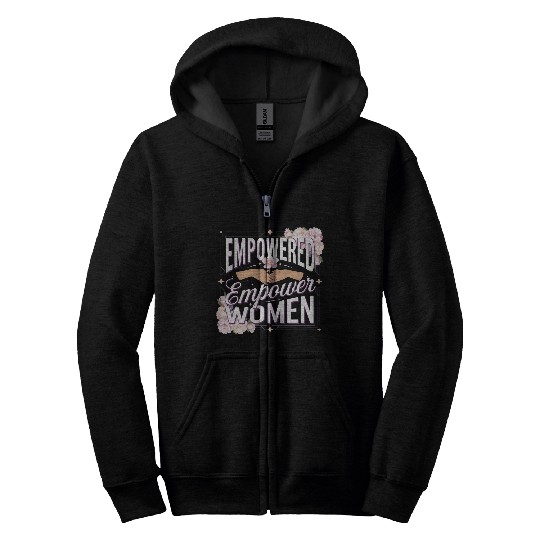 strength in sisterhood Zip Hoodies