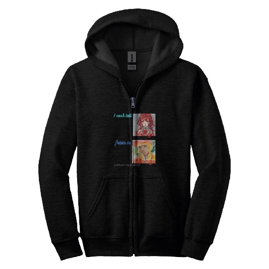 I can t tell manga from a mango Zip Hoodies