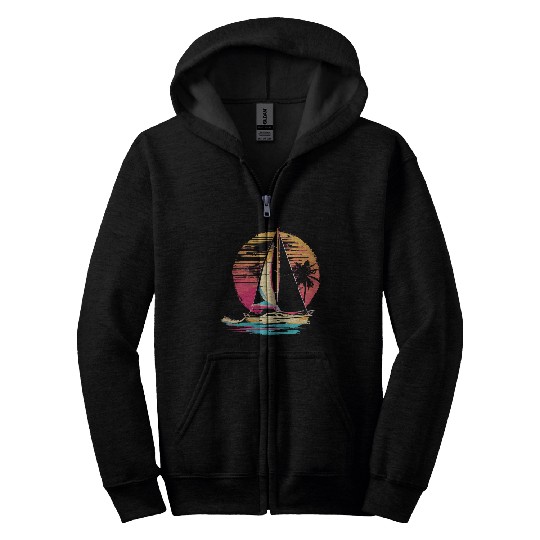 90s Sailing Zip Hoodies