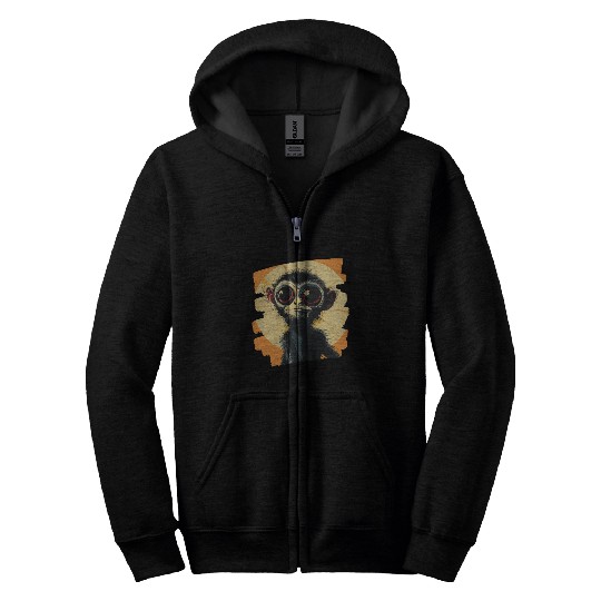 Spider Monkey Zip Hoodies