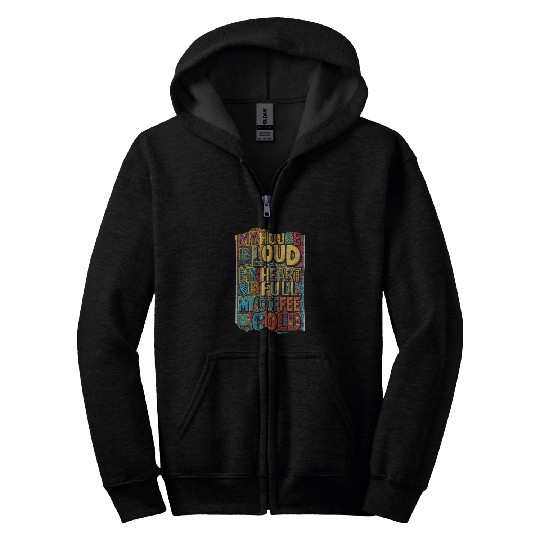 Parenting on hard mode Neurodivergent edition Zip Hoodies