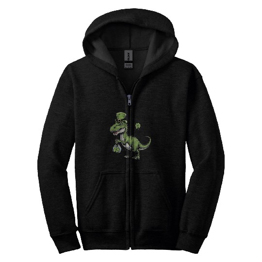 Dino-Mite Clover Hunter Zip Hoodies