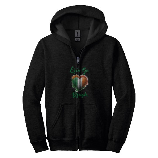 Erin Go Bragh! Zip Hoodies