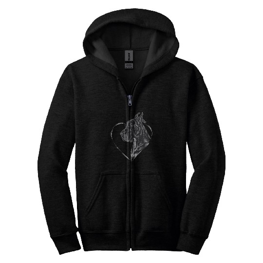 Great Dane Zip Hoodies