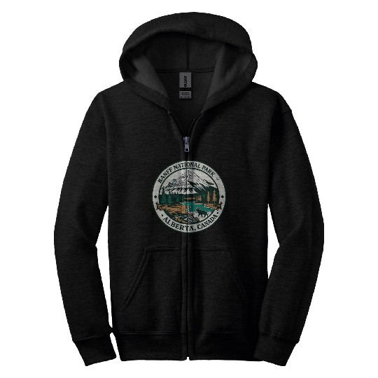 Banff National Park Alberta Canada Zip Hoodies