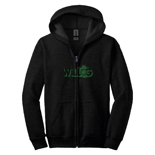 Dark Green Zip Hoodies