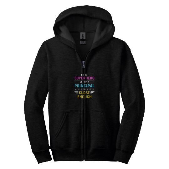 School Principal School Day Zip Hoodies