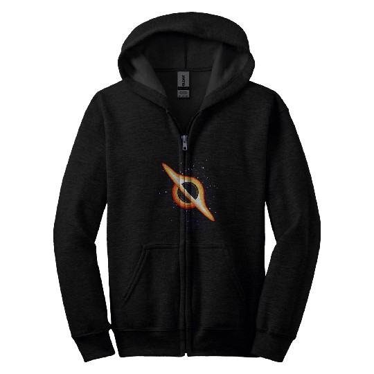Black Holes Space Geek Zip Hoodies