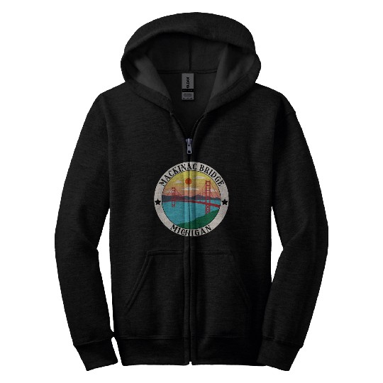 Mackinac Island Zip Hoodies