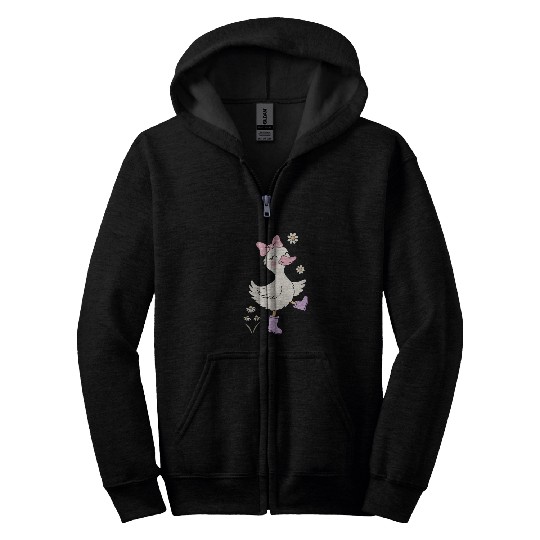 Silly Goose on the Loose Zip Hoodies