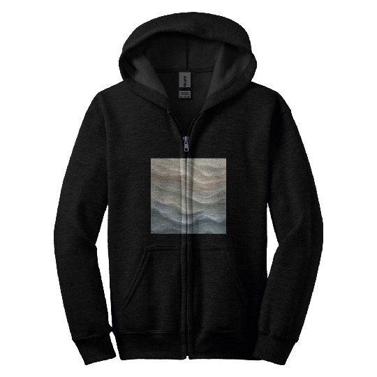 Take a Deep Breath – Calm Abstract Zip Hoodies
