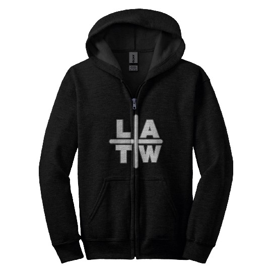 L.A.T.W. Original Summer Black Zip Hoodies
