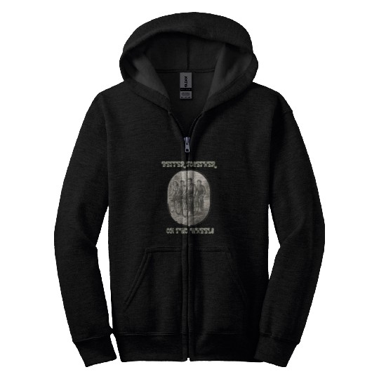 Better Together on Two Wheels Zip Hoodies
