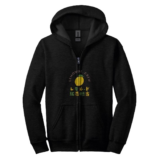 Lemonade Crew Kawaii Lemon Zip Hoodies