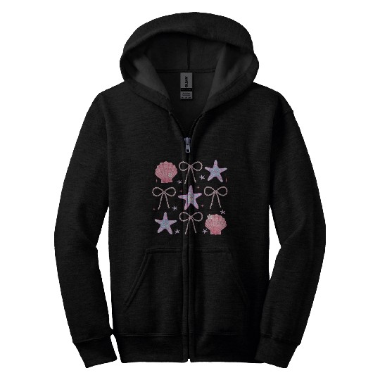 Under the Sea Sparkle Zip Hoodies