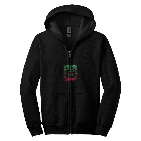 Urban Shadow Samurai Zip Hoodies