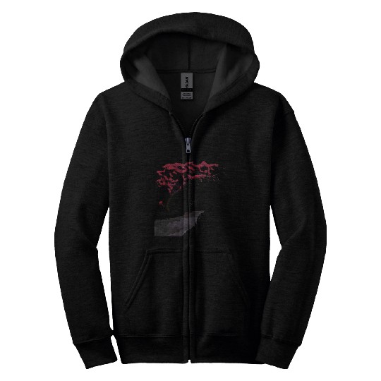 The lonely warrior Zip Hoodies