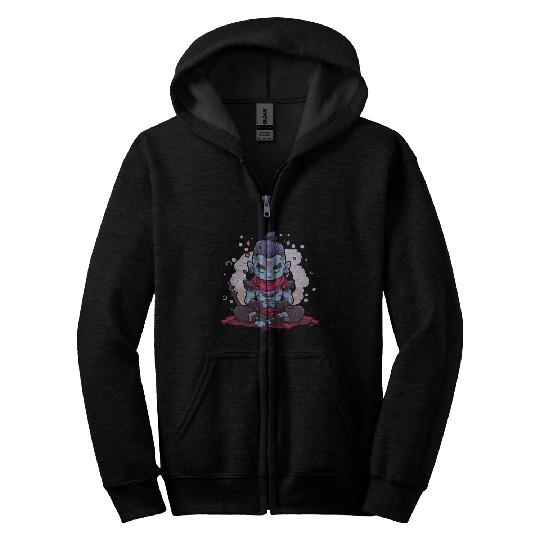 imaginative game character for Zip Hoodies