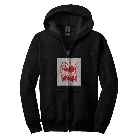 Positive Affirmation Illustration Zip Hoodies