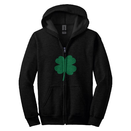 Four Leaf Clover Zip Hoodies