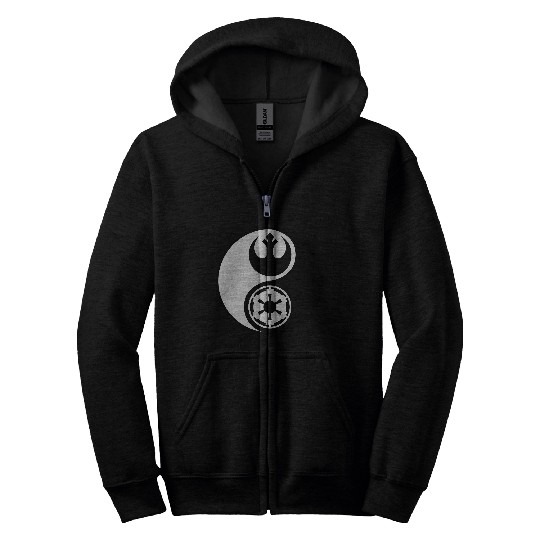 Star Wars Yin Yang 2-Color Zip Hoodies