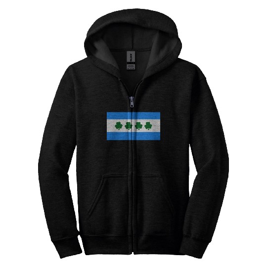 Chicago Irish Zip Hoodies