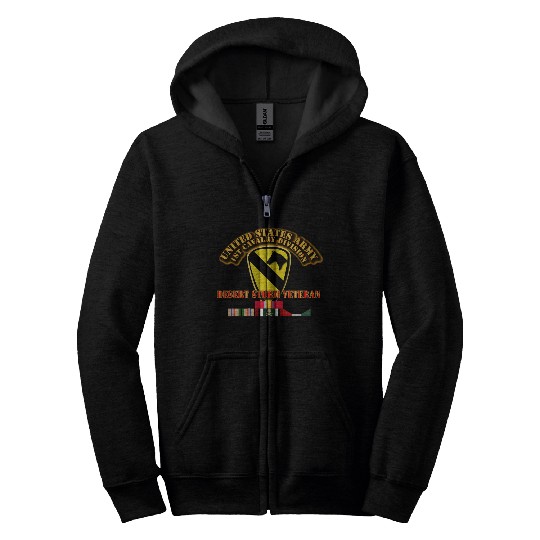 Army - 1st Cavalry Division - Desert Storm Veteran Zip Hoodies