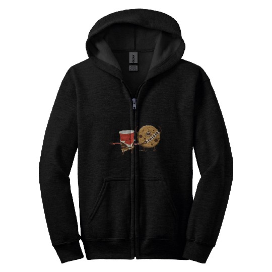 Funny star wars han solo and chewbacca Zip Hoodies