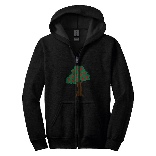 ♥ټApple Tree-Eat More Awesome Fruitټ♥ Zip Hoodies