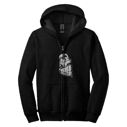 Funny and cool Star Wars Stormtrooper graffiti Zip Hoodies