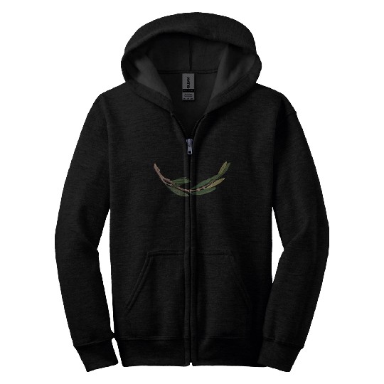 Olive branch 2 Zip Hoodies