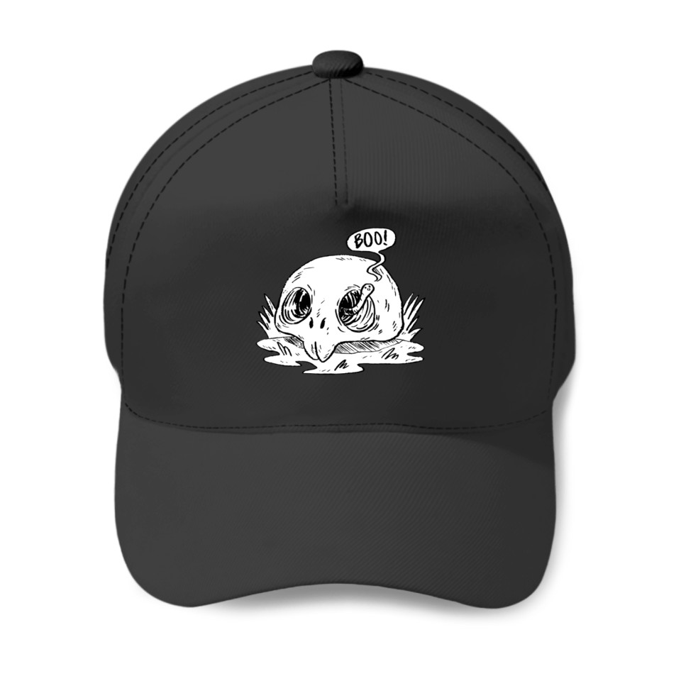 worm in skull Baseball Caps