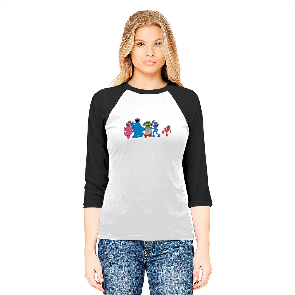 90s Sesame Street Baseball Tees