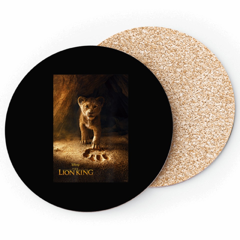 Disney The Lion King Simba Paw Live Action Poster Coasters | ID ...