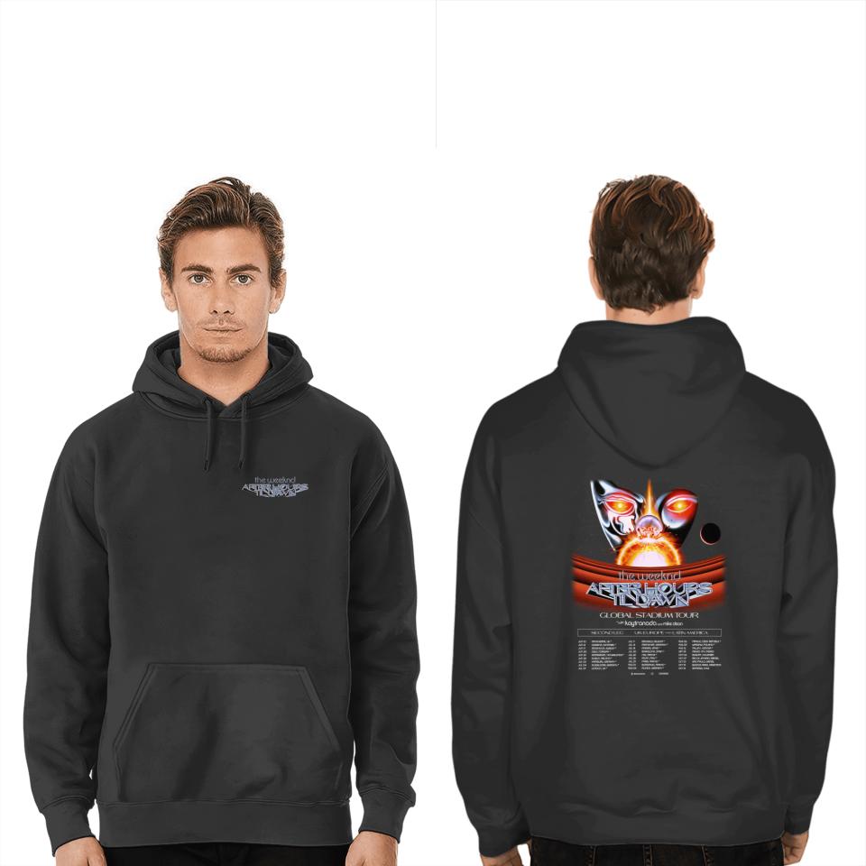 The After Hours Til Dawn 2023 Tour Double Sided Hoodies, After Hours Tour Concert Double Sided Hoodies