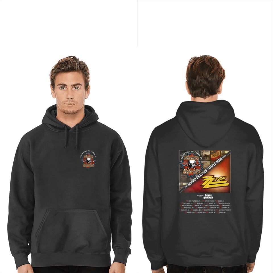 Lynyrd Skynyrd Tour 2023 Double Sided Hoodies, The Sharp Dressed Simple Man Tour 2023 Double Sided Hoodies