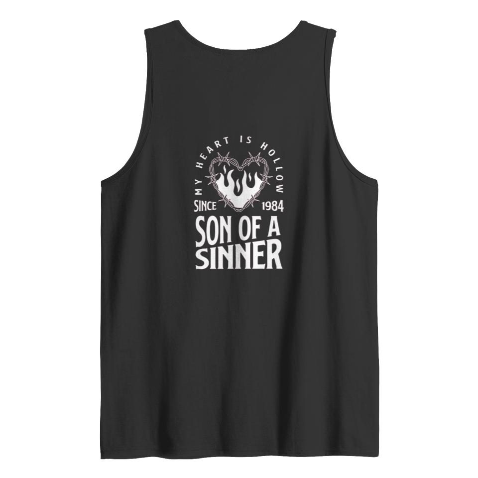 Jelly Roll son of a sinner cowhide Double Sided Tank Tops country