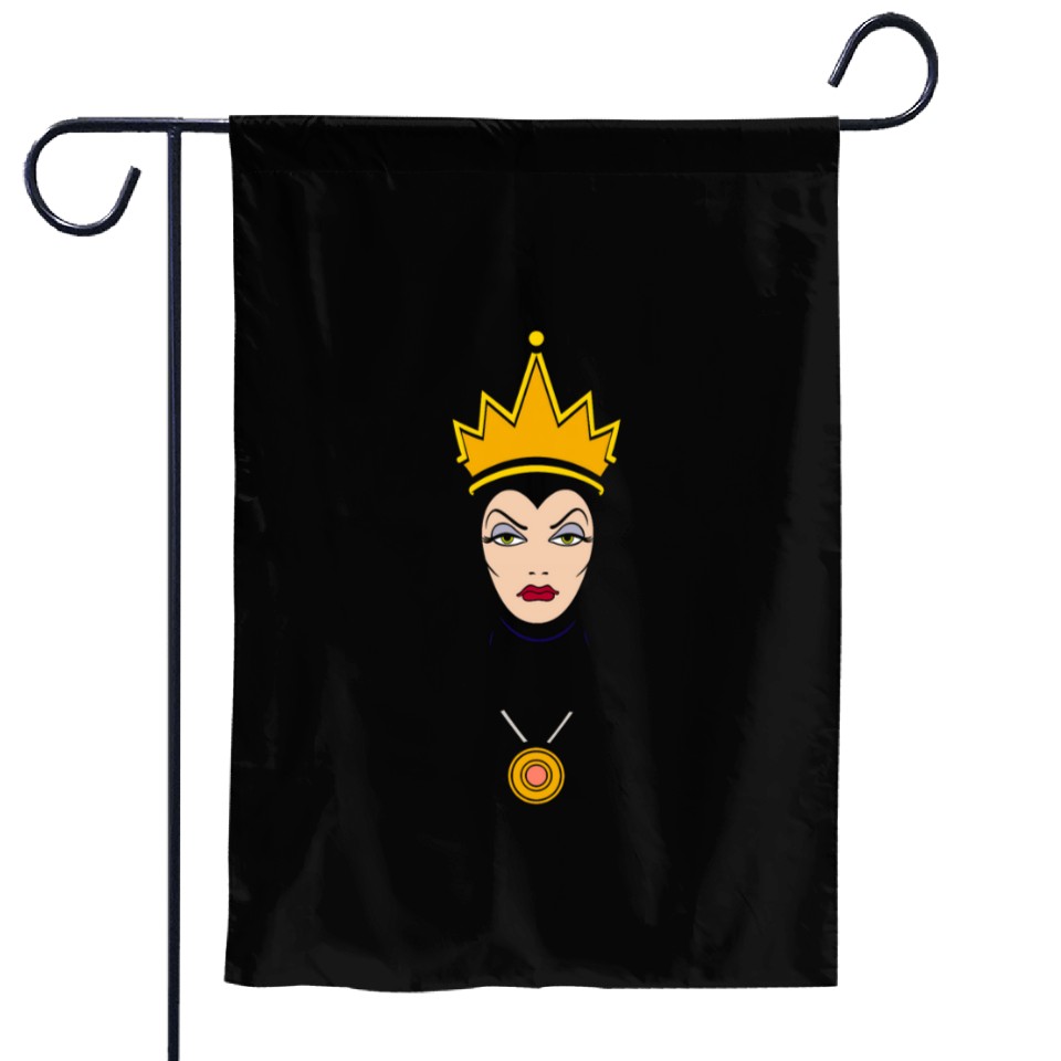 Disneys Villains Evil Queen Big Face Garden Flags | ID 22743477 by ...